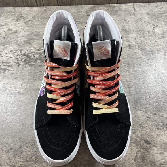Vans X Cultivate Care Sk8-Hi Sneakers Multicolored Lace Up Women’s Size 10.5 - Picture 7 of 10
